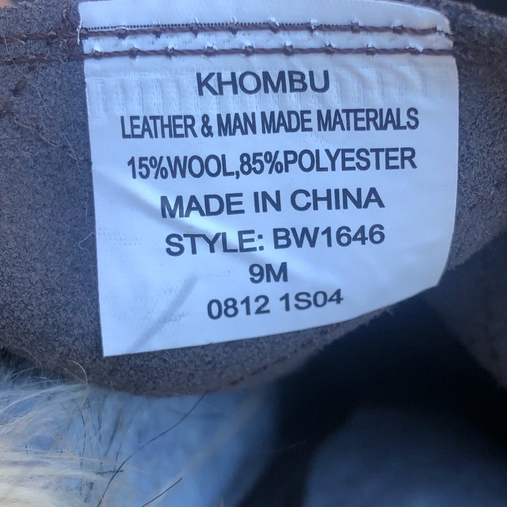 Khombu Izzie Women's Suede Winter Duck Boots Fur Wool Lined Size 9 BW1646 - Picture 12 of 12